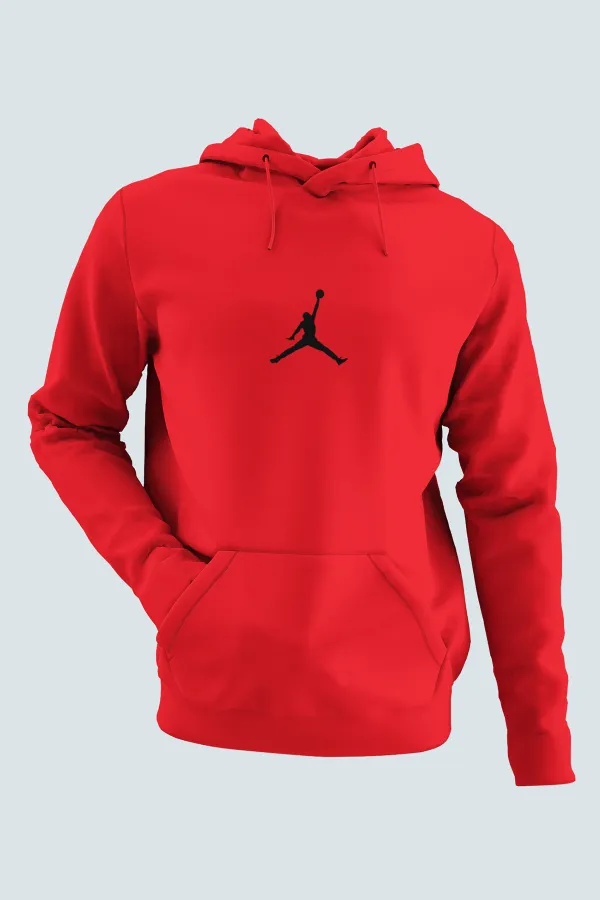 Air Jordan 05 Kırmızı NBA Erkek Kapşonlu Sweatshirt - Hoodie